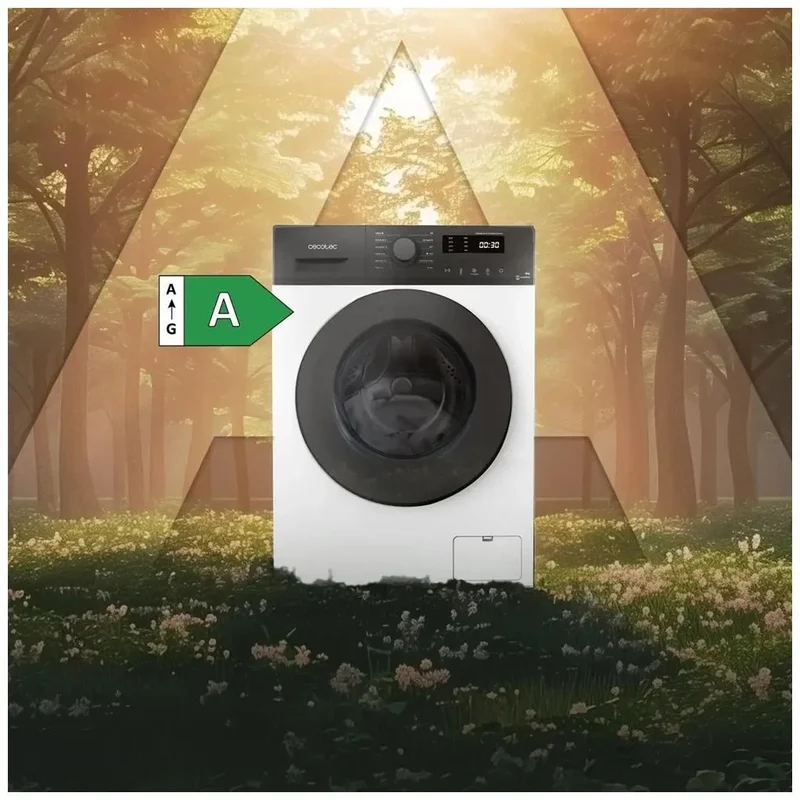 Lavadora Bolero DressCode 6150: Eficiencia, Vapor y Seguridad en 6 kg de Cecotec