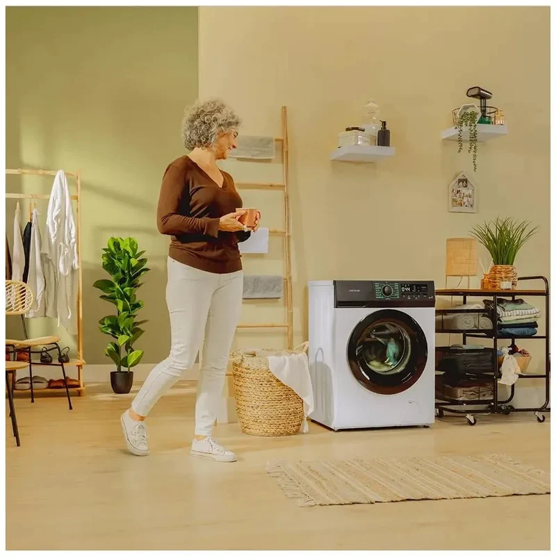 Lavadora 8kg Inverter Maxx A: Eficiencia, Silencio y Vapor para Ropa Impecable de Cecotec