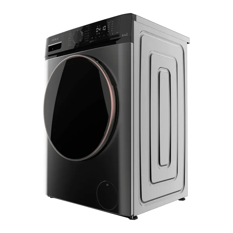 Lavadora Bolero DressCode 7610 Inverter Steel de 7 kg con motor Inverter Plus función Steam Max y 1400 RPM Cecotec