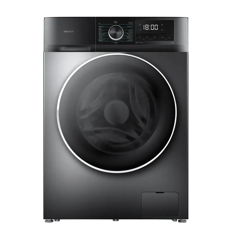 Lavadora 8kg Inverter Plus con Vapor y 16 Programas para Ahorro Energético de Cecotec
