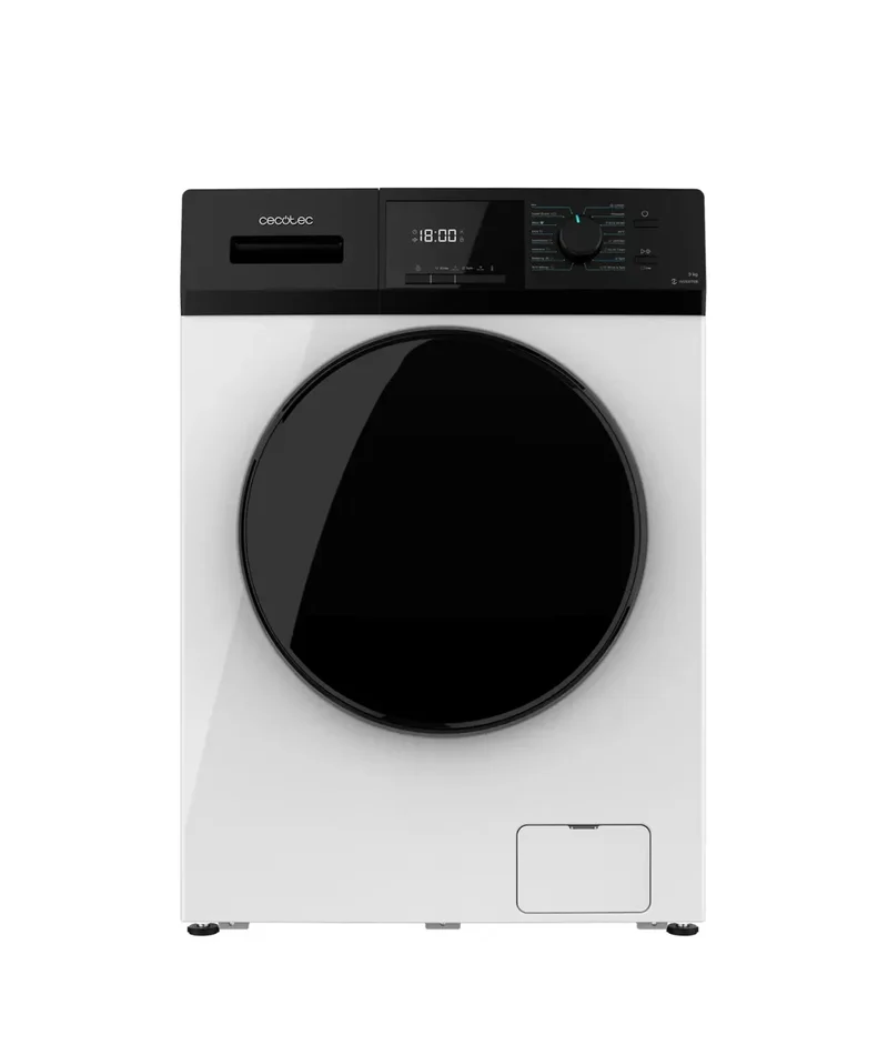 Lavadora Inverter 9kg 1400rpm: Eficiencia A, 16 Programas y Cuidado Avanzado de Cecotec