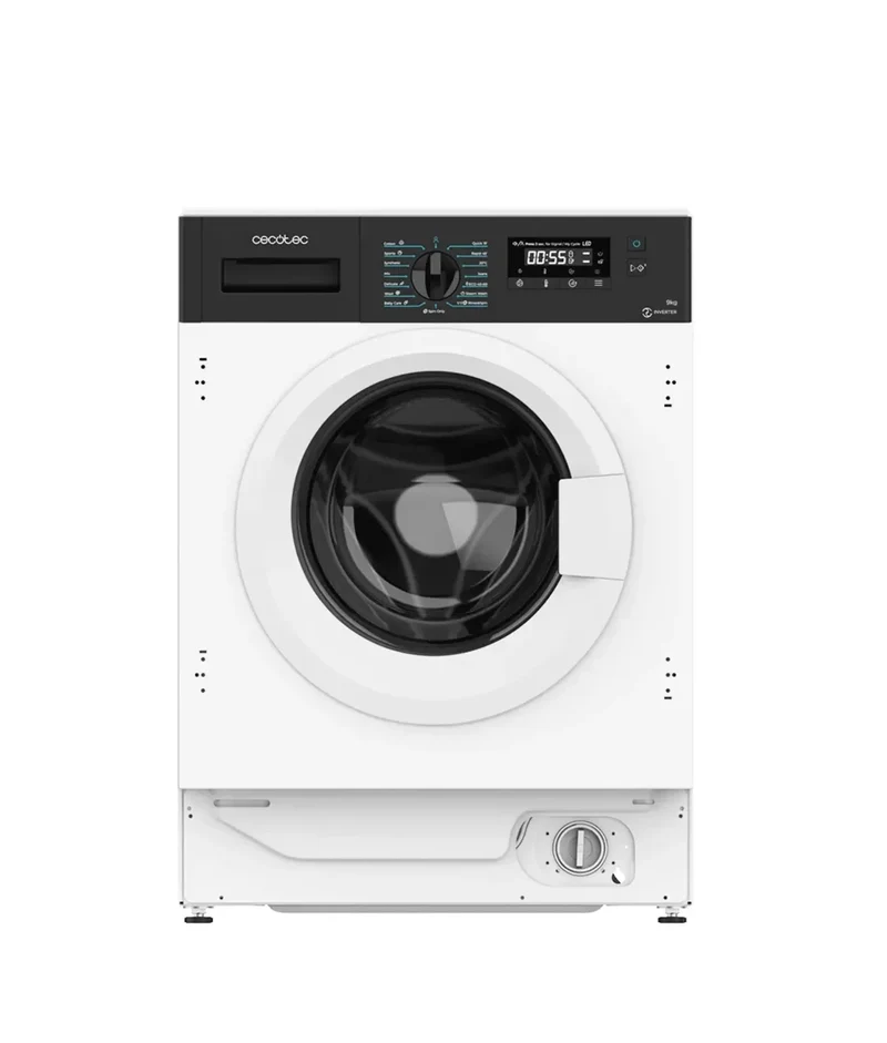 Lavadora Bolero DressCode 940 BI Inverter A de 9 kg con motor Inverter Plus función SteamMax y 1350 RPM Cecotec