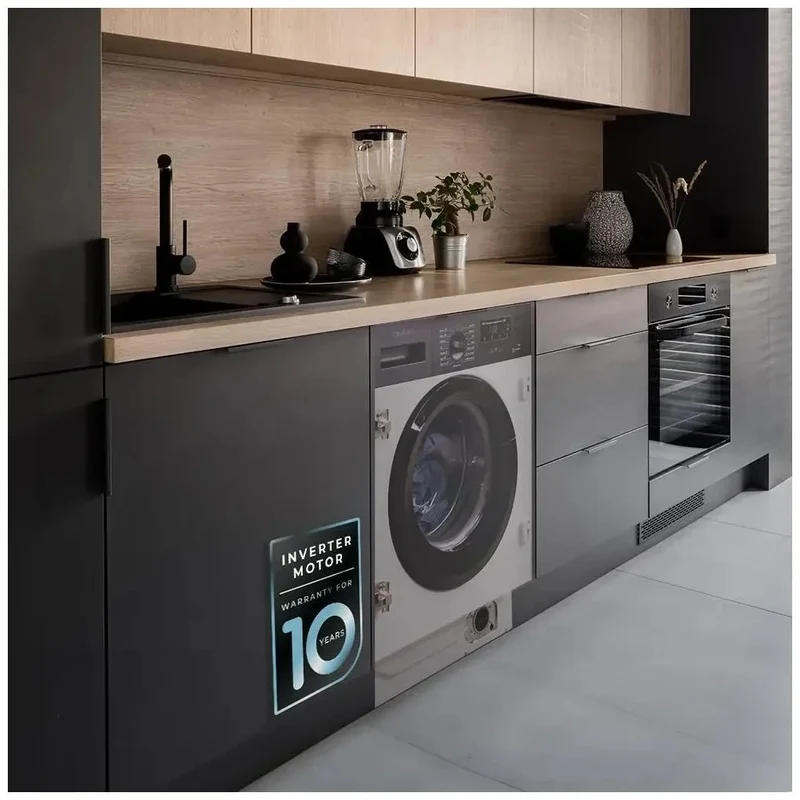 Lavadora Bolero DressCode 940 BI Inverter A de 9 kg con motor Inverter Plus función SteamMax y 1350 RPM Cecotec