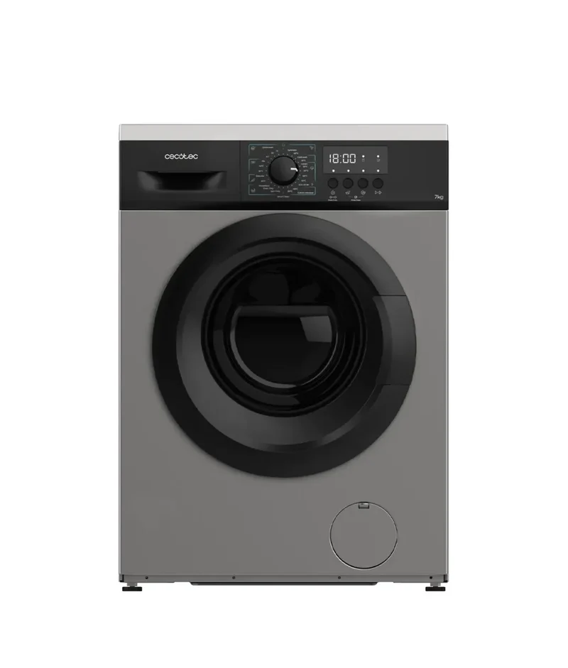 Lavadora Bolero DressCode 7000 Steel D de Cecotec – 7 kg y 23 Programas