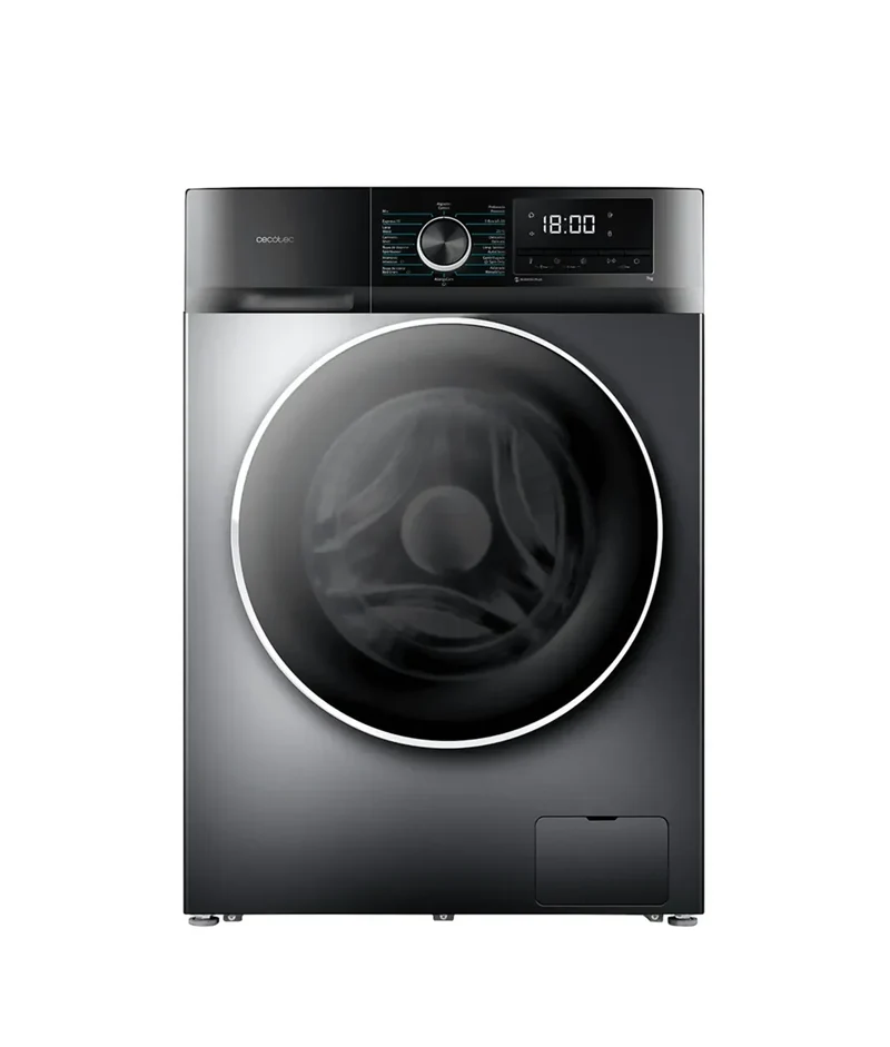 Lavadora Inverter 7kg Clase A con SteamMax y 16 Programas para Ropa Impecable de Cecotec