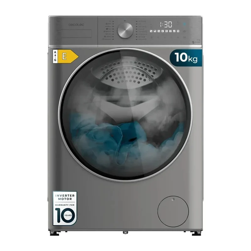 Lavadora Secadora Inverter 10kg/6kg, 16 Programas, Ahorro Energético y Silenciosa de Cecotec
