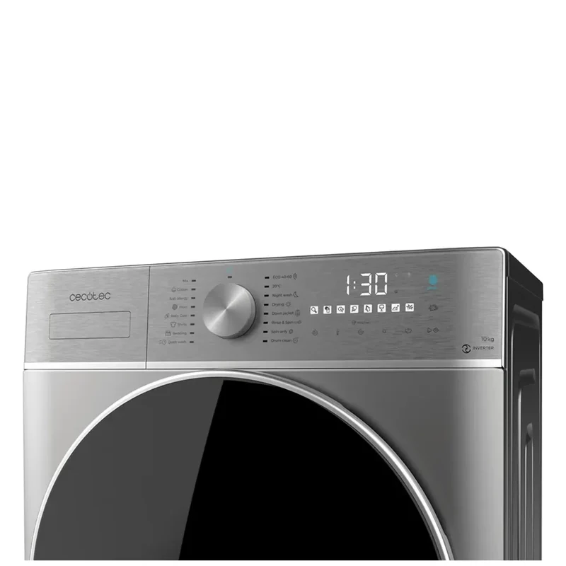 Lavadora Secadora Inverter 10kg/6kg, 16 Programas, Ahorro Energético y Silenciosa de Cecotec