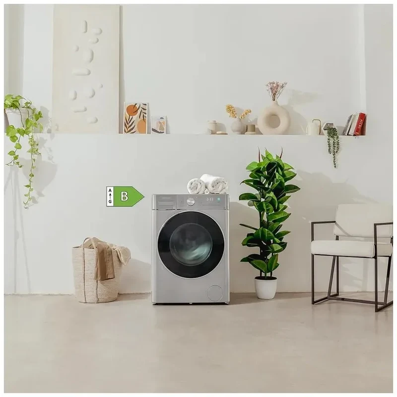 Lavadora Secadora Inverter 10kg/6kg, 16 Programas, Ahorro Energético y Silenciosa de Cecotec