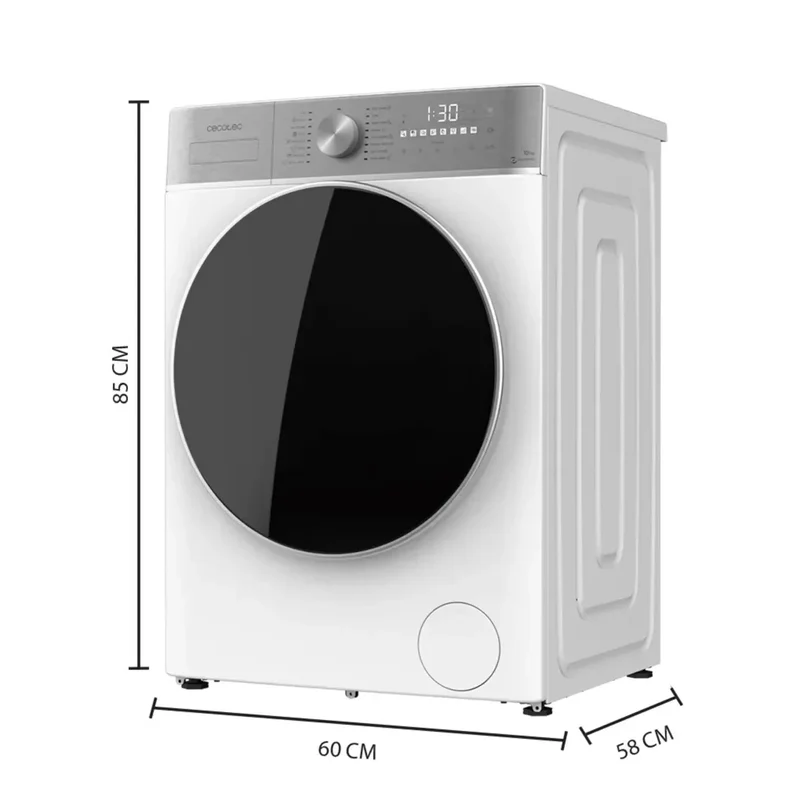 Lavadora Secadora Inverter B 10kg/6kg: Eficiencia, Silencio y Tecnología Avanzada de Cecotec