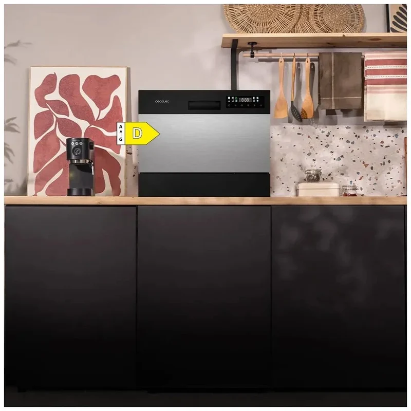 Lavavajillas Compacto Inoxidable: Eficiencia, Seguridad y Versatilidad en 6 Cubiertos de Cecotec