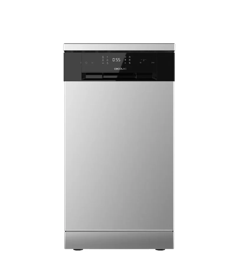 Lavavajillas Inox 45cm: 11 Cubiertos, 6 Programas, Dual Zone y AquaStop de Cecotec