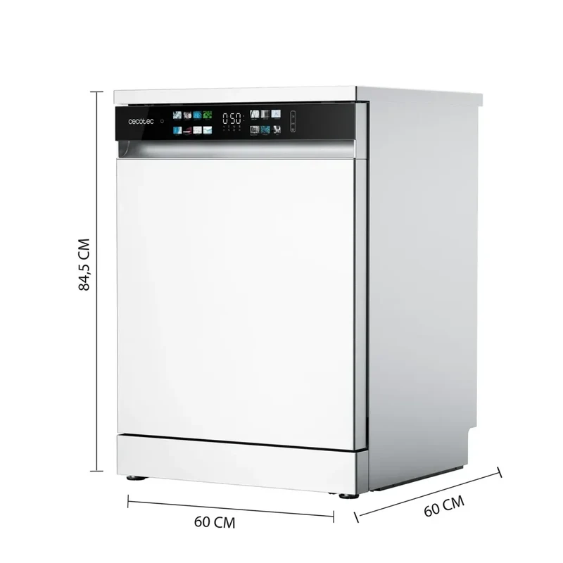 Lavavajillas Bolero Aguazero 6210 D: Eficiencia y Capacidad para 15 Cubiertos de Cecotec
