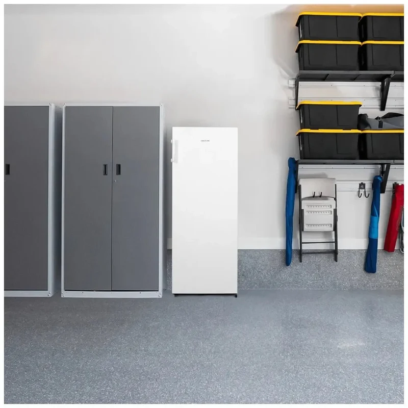 Congelador Vertical 155L No Frost con Puerta Reversible y Alarma de Apertura de Cecotec