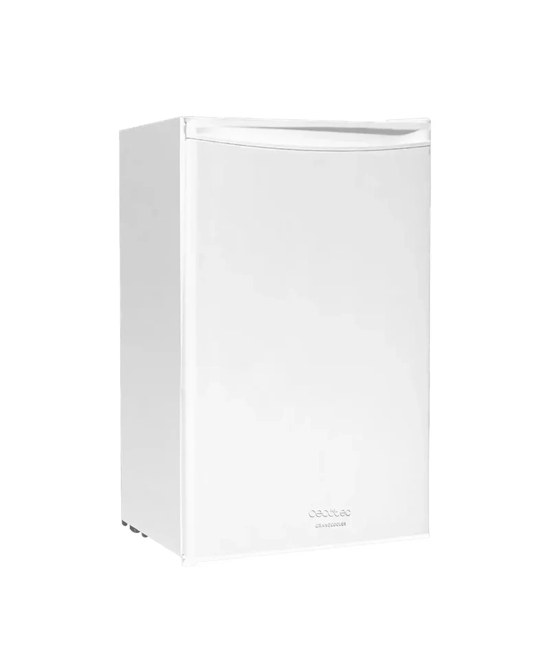 Mini Frigorífico 90L blanco compacto y eficiente con puerta reversible Cecotec