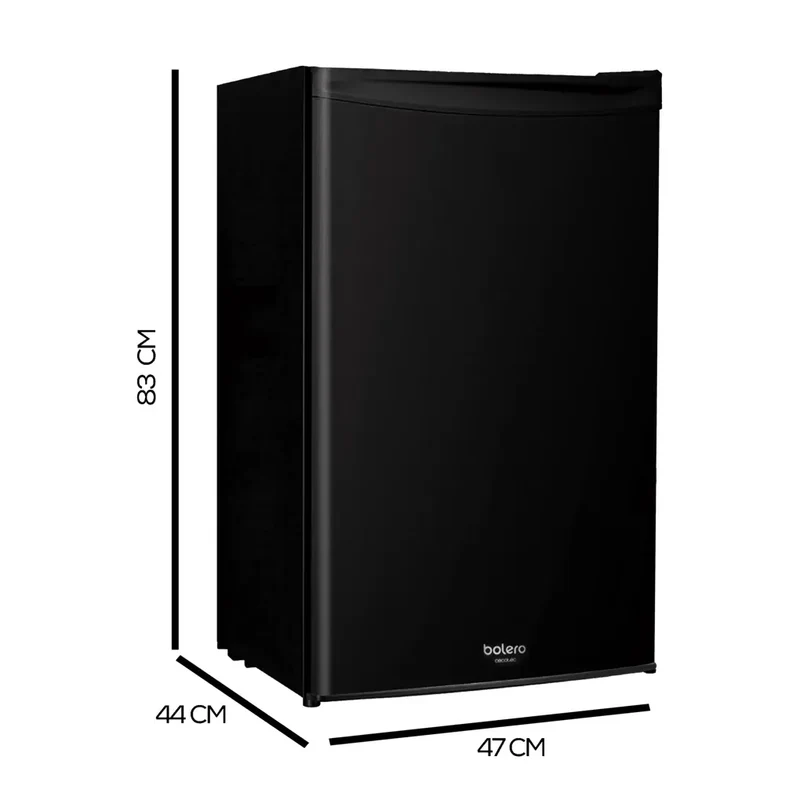 Mini Frigorífico Negro 90L: Eficiencia, Diseño Compacto y Puerta Reversible de Cecotec