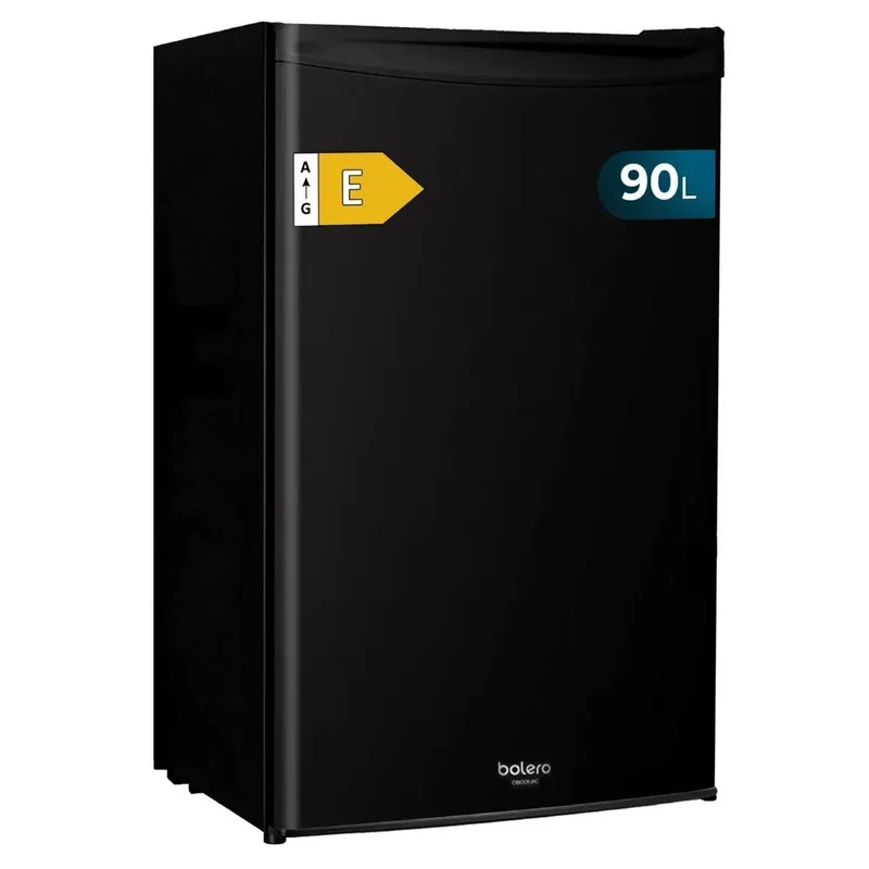 Mini Frigorífico Negro 90L: Eficiencia, Diseño Compacto y Puerta Reversible de Cecotec