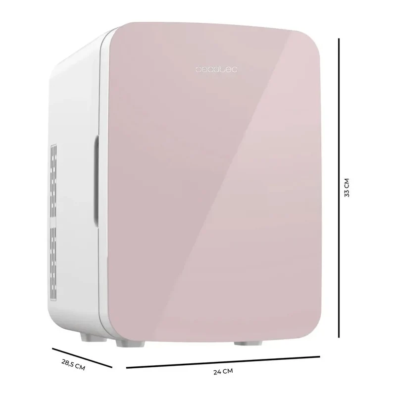 Mini Frigorífico Portátil 10L Rosa: Enfría y Calienta para Viajes y Hogar de Cecotec