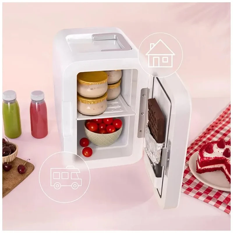 Mini Frigorífico Portátil 10L Rosa: Enfría y Calienta para Viajes y Hogar de Cecotec