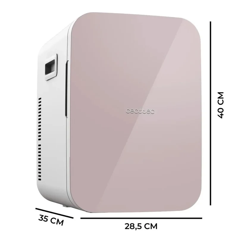 Mini Frigorífico Portátil 20L Rosa: Enfría y Calienta para Viajes y Hogar de Cecotec