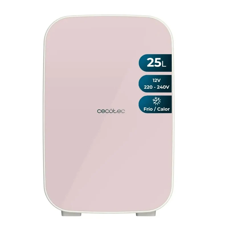 Frigorífico Portátil 25L Rosa: Enfriamiento y Calentamiento para Viajes de Cecotec