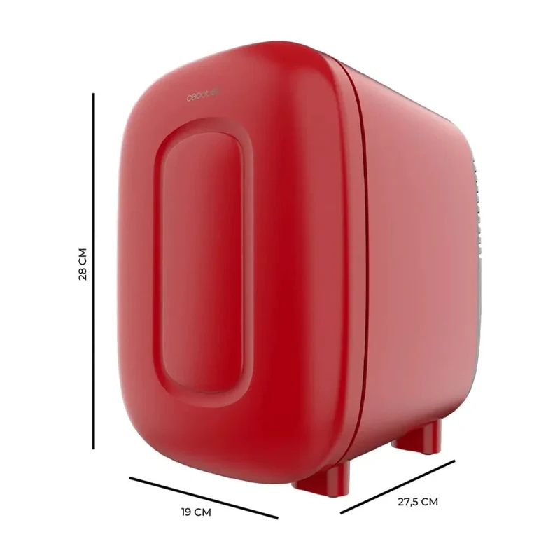 Frigorífico Portátil 4L Bora Red: Enfriamiento y Calentamiento para Viajes de Cecotec