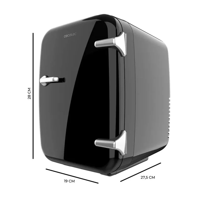 Mini Frigorífico Portátil 4L Habana Black: Enfría y Calienta en Coche y Caravana de Cecotec