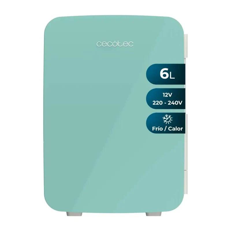 Mini Frigorífico Portátil 6L Enfría y Calienta ideal para viajes y hogar Cecotec