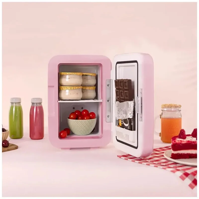 Mini Frigorífico Portátil 6L rosa Enfría y Calienta para hogar y viajes Cecotec