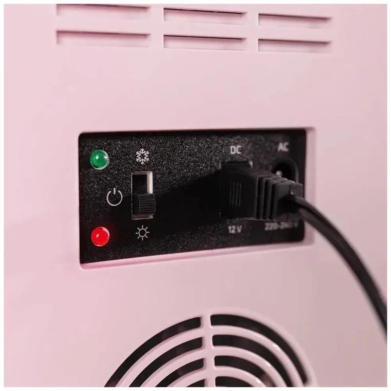 Mini Frigorífico Portátil 6L rosa Enfría y Calienta para hogar y viajes Cecotec