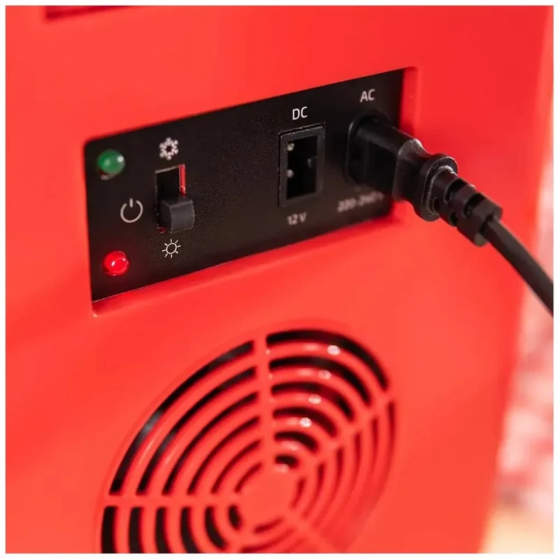 Mini Frigorífico Portátil 6L rojo enfriamiento y calentamiento para viajes Cecotec