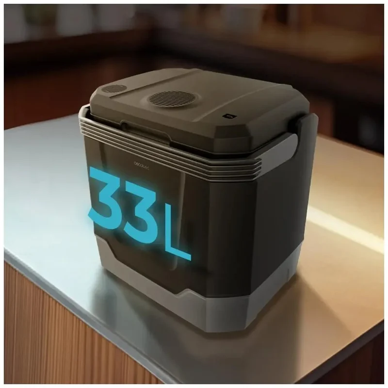 Mini Nevera Portátil 33L con enfriamiento y calentamiento para viajes y caravanas Cecotec
