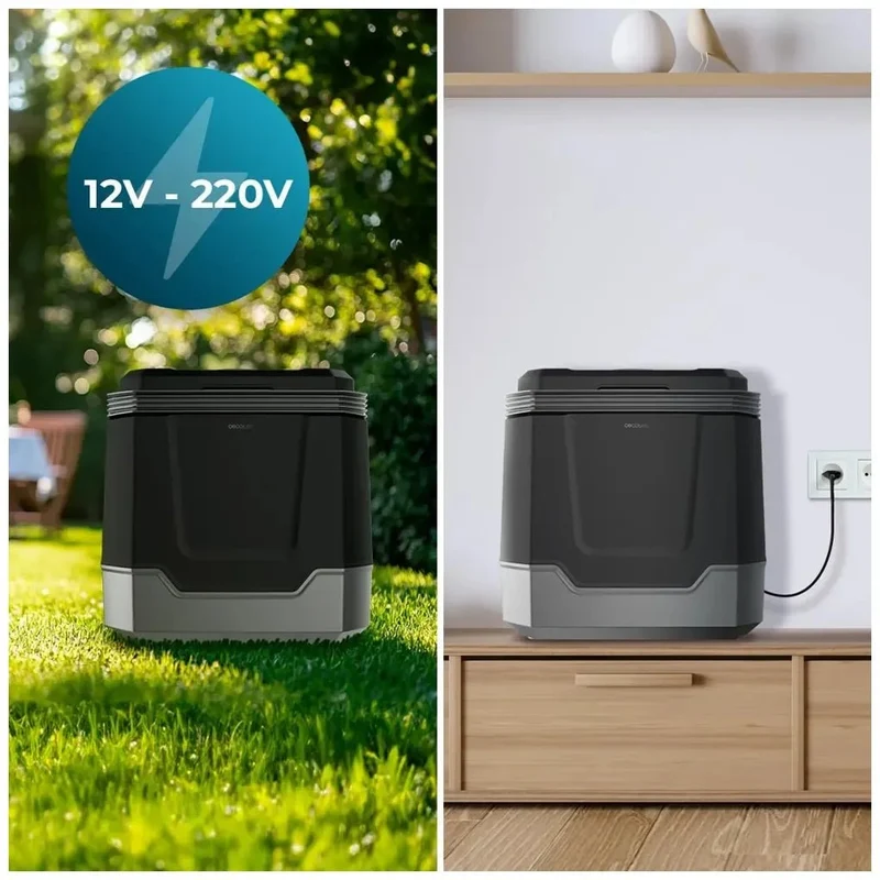 Mini Nevera Portátil 33L con enfriamiento y calentamiento para viajes y caravanas Cecotec