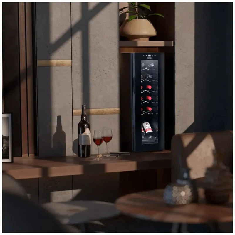 Vinoteca Bolero GrandSommelier 1250: Elegancia y Precisión para 12 Botellas de Cecotec