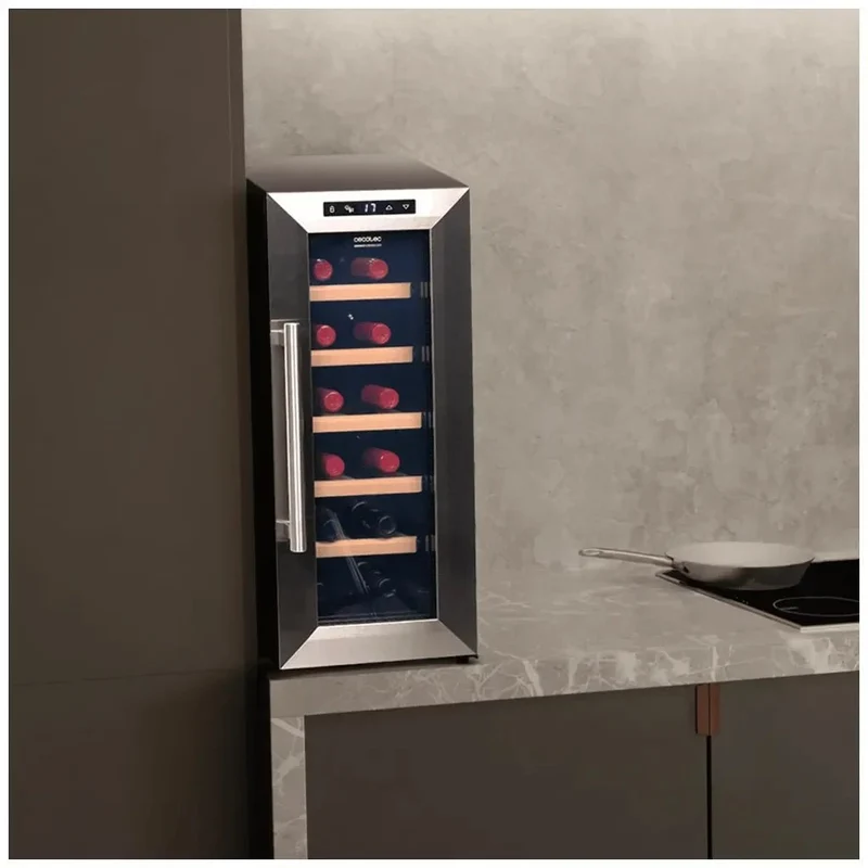 Vinoteca Bolero GrandSommelier 1270: Elegancia y Eficiencia para 12 Botellas de Cecotec