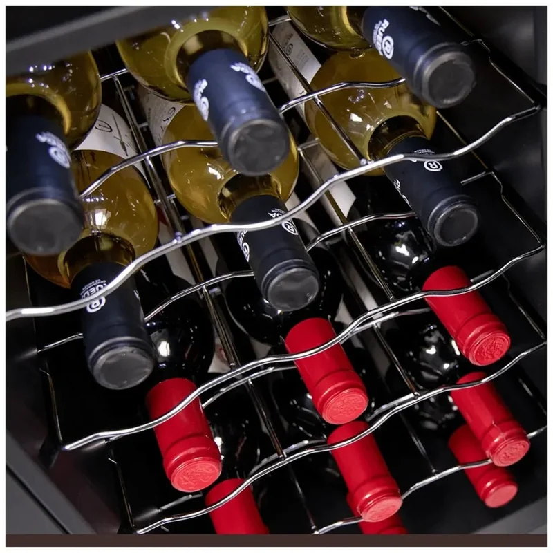Vinoteca Bolero GrandSommelier 1550: Enfriamiento Silencioso y Ecológico para 15 Botellas de Cecotec