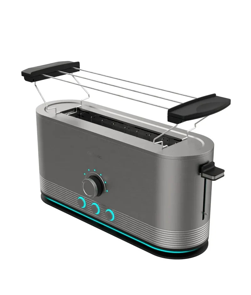 Tostador Vertical Shine&Toast: Eficiencia y Estilo con 7 Niveles de Tostado de Cecotec