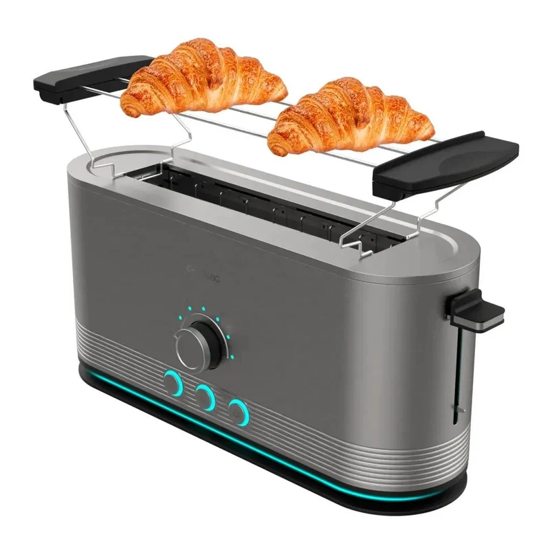 Tostador Vertical Shine&Toast: Eficiencia y Estilo con 7 Niveles de Tostado de Cecotec