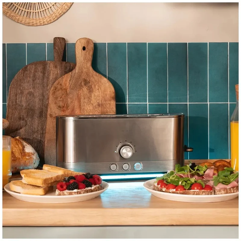 Tostador Vertical Shine&Toast: Eficiencia y Estilo con 7 Niveles de Tostado de Cecotec