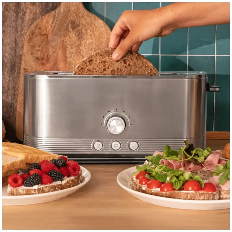 Tostador Vertical Shine&Toast: Eficiencia y Estilo con 7 Niveles de Tostado de Cecotec