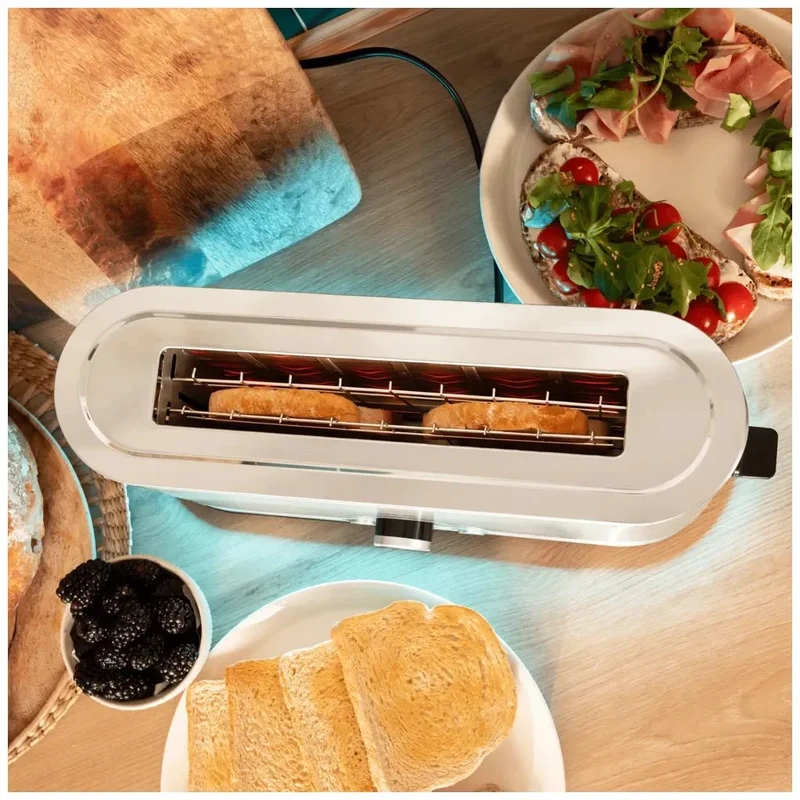 Tostador Vertical Shine&Toast: Eficiencia y Estilo con 7 Niveles de Tostado de Cecotec