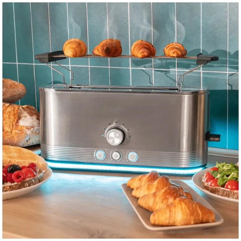 Tostador Vertical Shine&Toast: Eficiencia y Estilo con 7 Niveles de Tostado de Cecotec