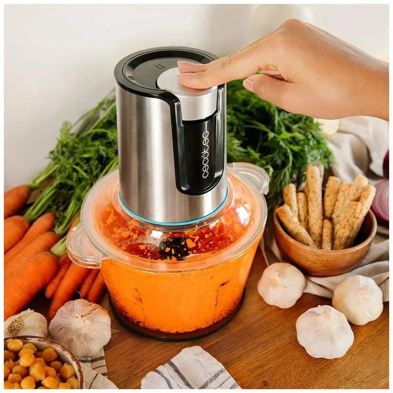 Picadora Eléctrica 500W: Eficiencia y Precisión para Carne, Verduras y Hielo de Cecotec