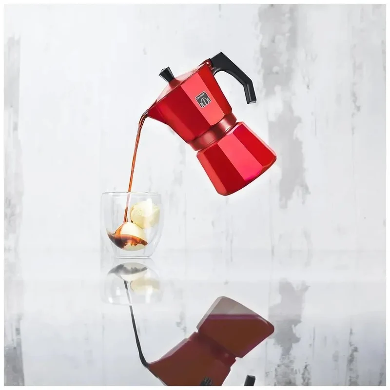 Cafetera Italiana Roja 12 Tazas: Estilo, Versatilidad y Sabor Inigualable de Cecotec