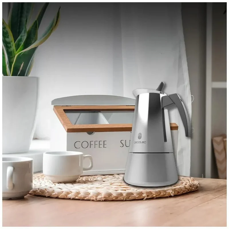 Cafetera Italiana Piccolina 900: Elegancia y Versatilidad para 10 Tazas de Café de Cecotec