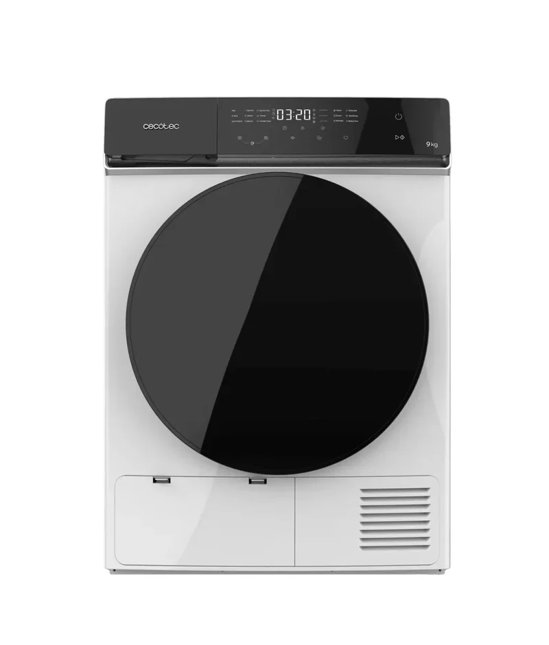 Secadora Eficiente 9kg A+++, Bomba de Calor, 15 Programas y Control Táctil de Cecotec