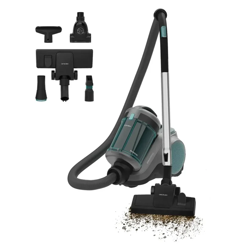 Aspiradora Conga Rockstar Cyclonic con 900W Succión Potente y Accesorios Especiales para Mascotas de Cecotec