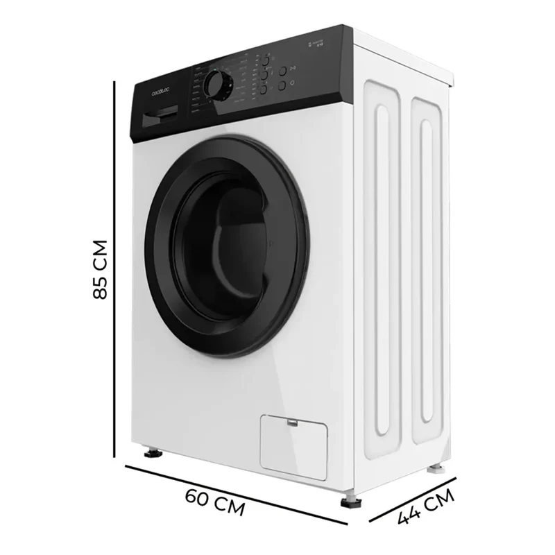 Lavadora Bolero DressCode 620 Inverter 6 kg 1000 rpm con 16 programas y función vapor SteamMax de Cecotec