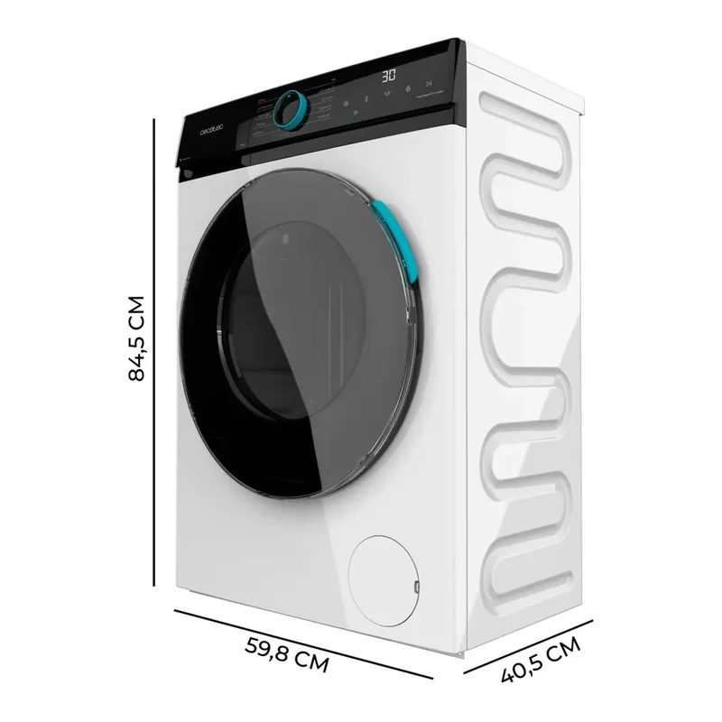 Lavadora Bolero DressCode 6160 6 kg 1200 rpm A++ Inverter Plus con 11 programas y tecnología Steam Max de Cecotec