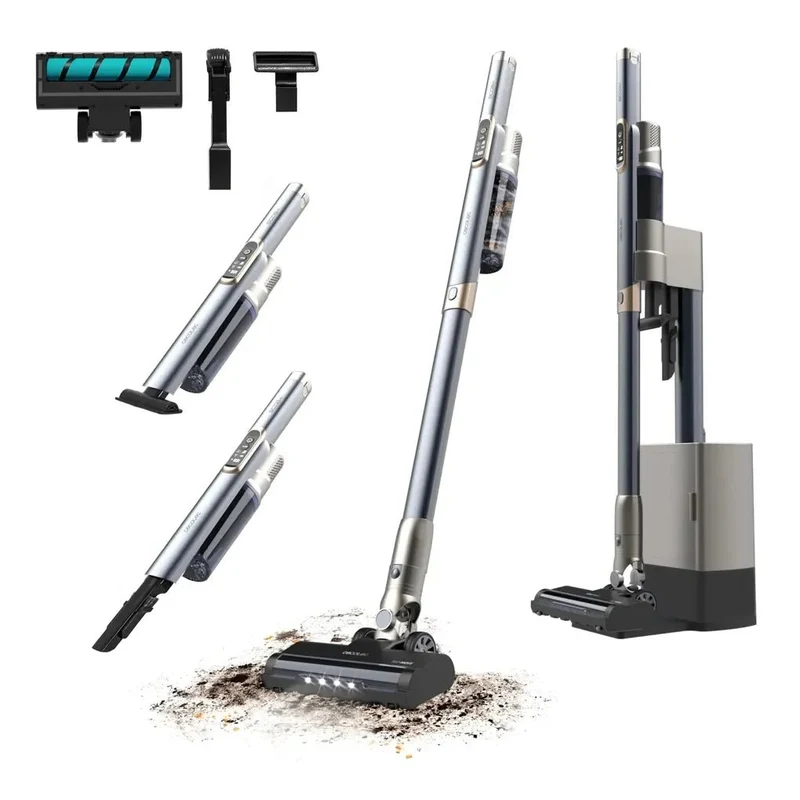Aspirador escoba sin cables Scoba 2100 Station ligero con motor Brushless y autovaciado hasta 40 minutos de autonomía de Cecotec