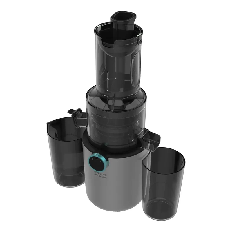Licuadora de Prensa Fría Juice&Live 1500 Slim Motor DC 200W 1 Velocidad Boca 82mm Ideal para Jugos Saludables de Cecotec